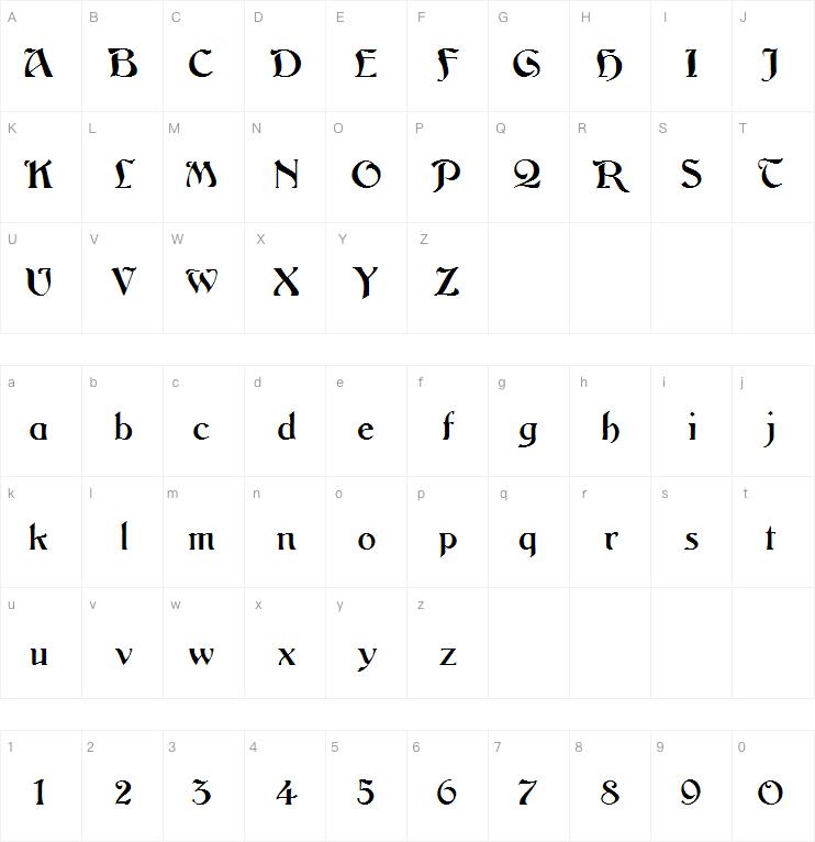 Argos A Nouveau字体
