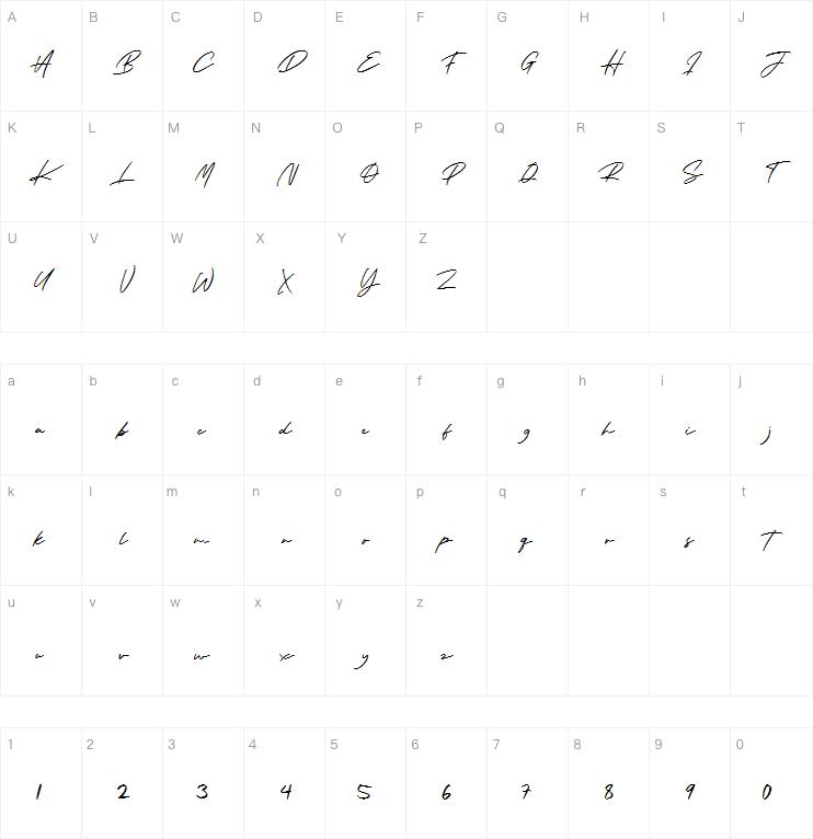 Arista Signature字体