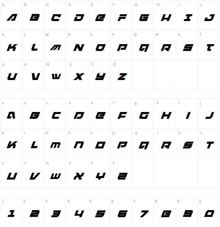 Armed Lightning字体
