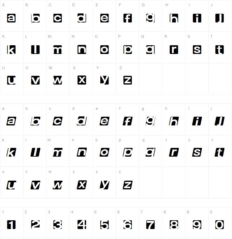 Artificial Box字体