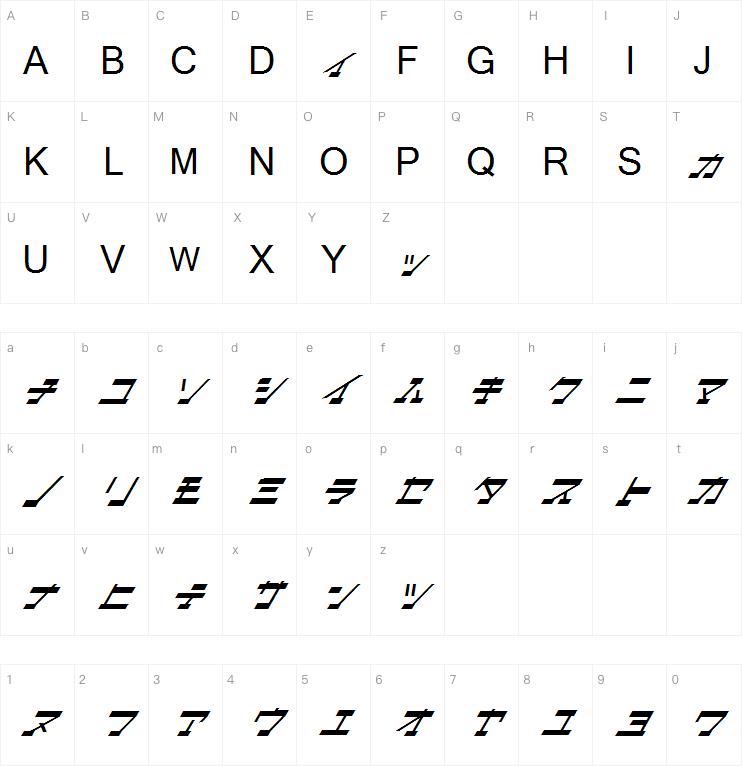 Artificial Satellite字体