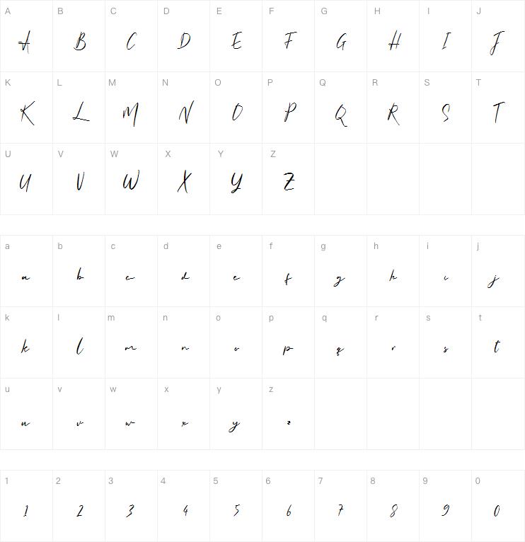 Artisan Signature字体