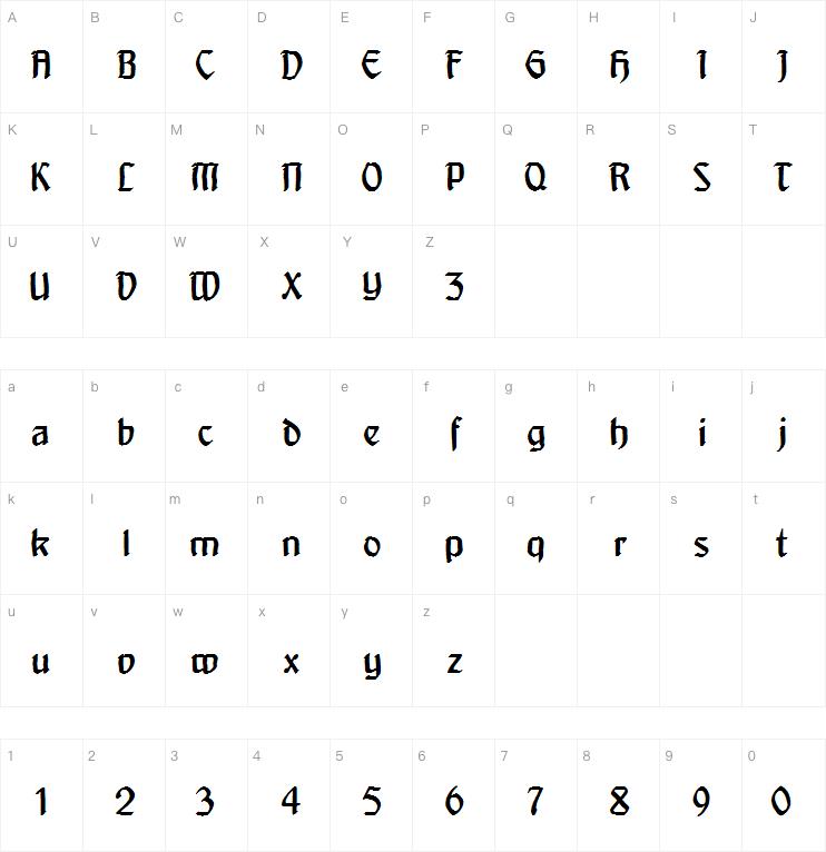 Art Noveau Decadente字体