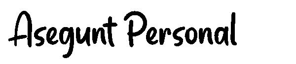 Asegunt Personal