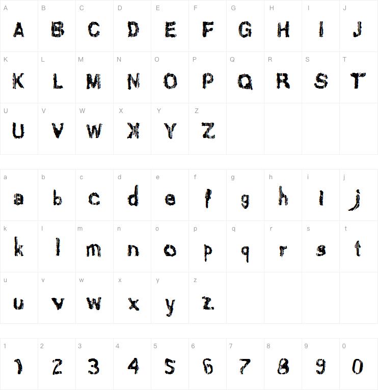 Ashes To Ashes字体