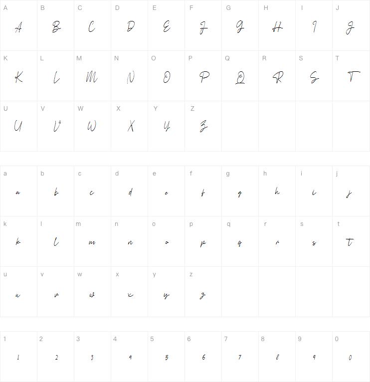 Astagina Signature字体