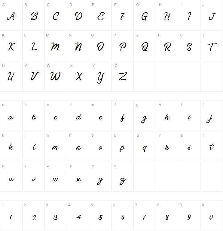Astania Script字体