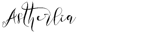 Astherlia字体