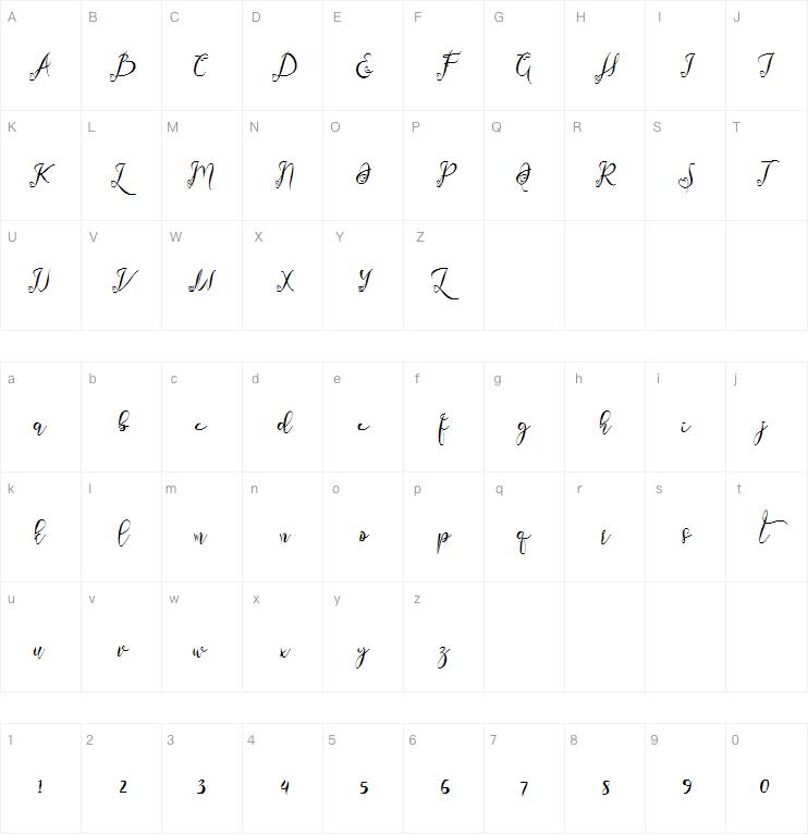 Astherlia字体