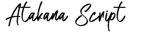 Atakana Script