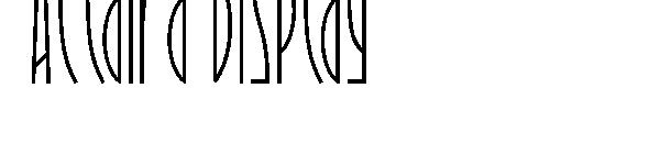 Attaira Display字体