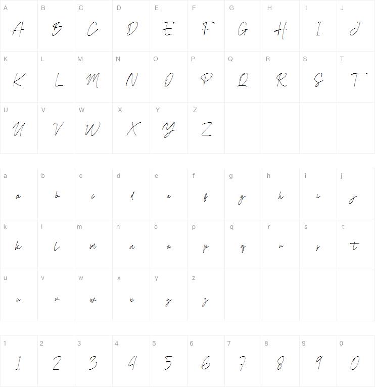 Attang Script字体