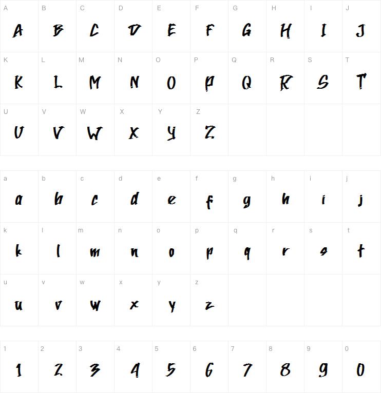 Atte Thi字体