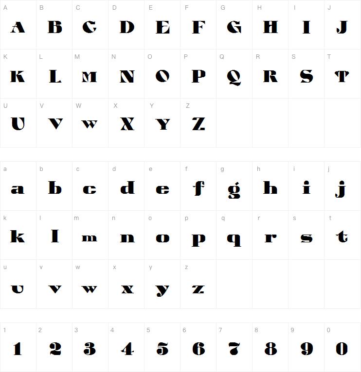 ATUYASDODI字体