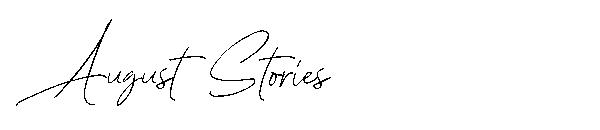 August Stories字体