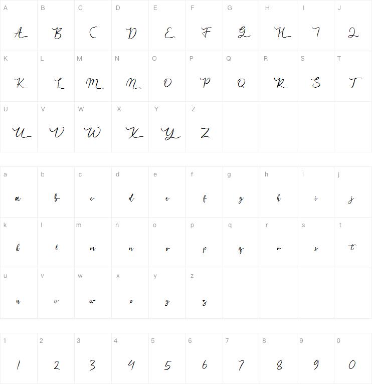 Aulores字体