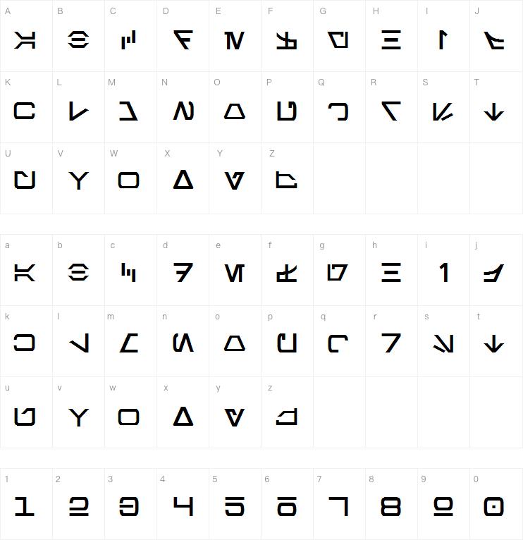 Aurebesh字体