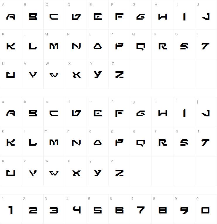 Aurebesh-English字体