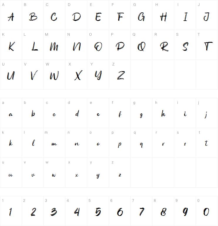 Austellia字体