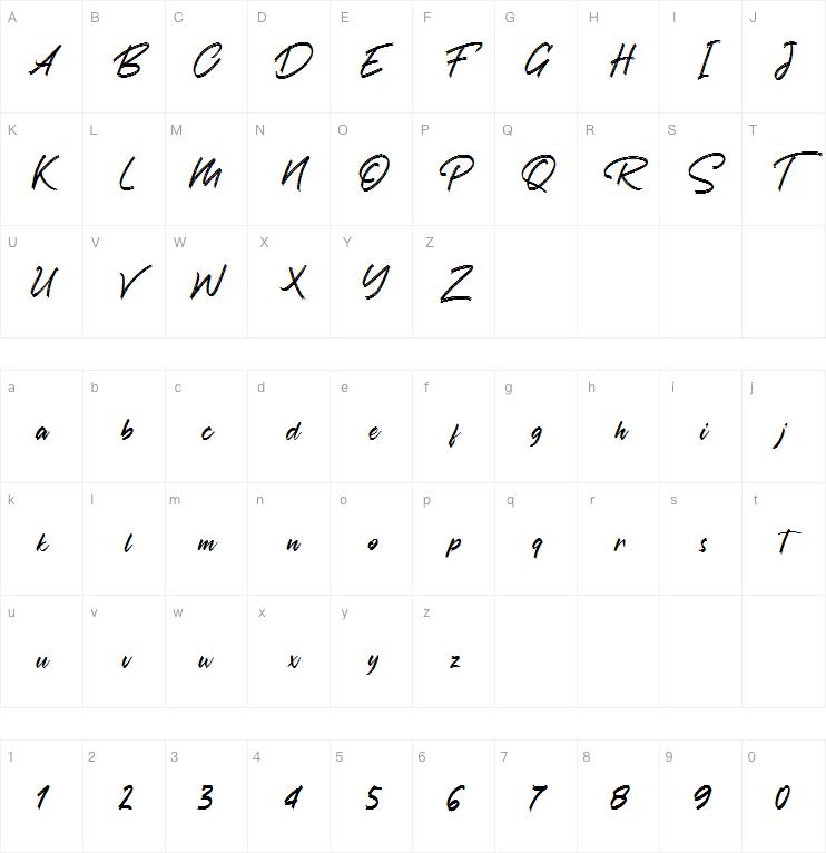 Austhind字体