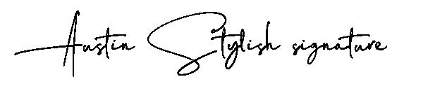 Austin Stylish signature字体