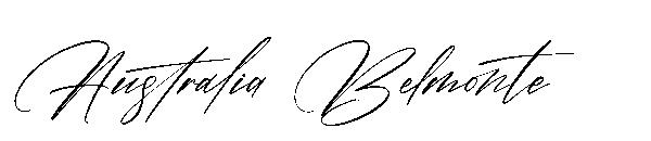 Australia Belmonte字体