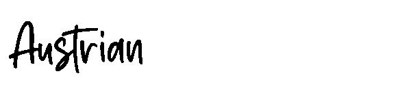 Austrian字体