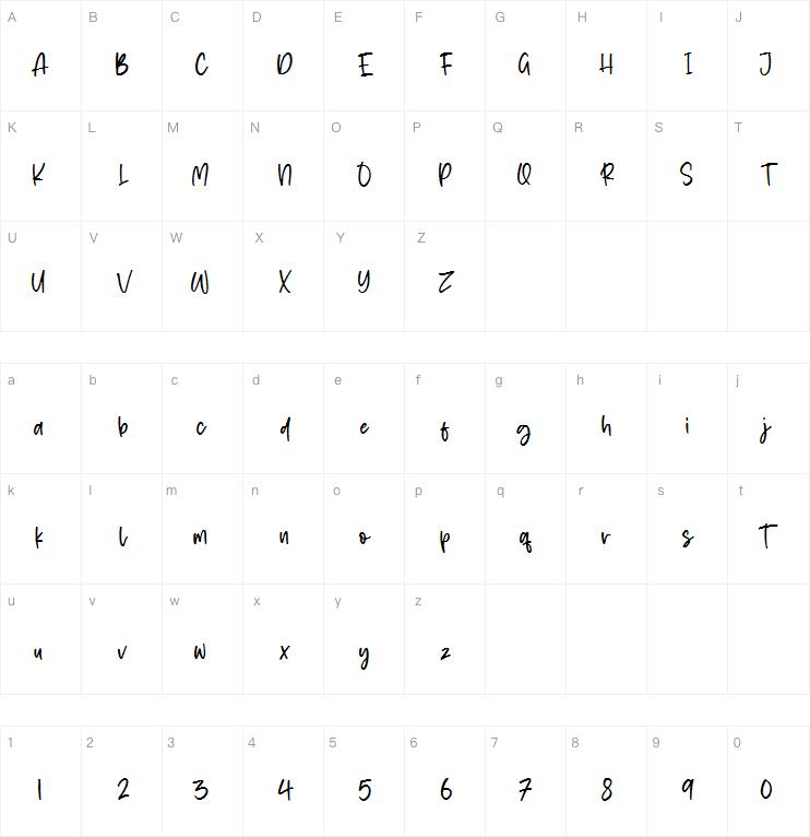 Austrian字体