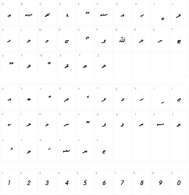 A_Utheem字体