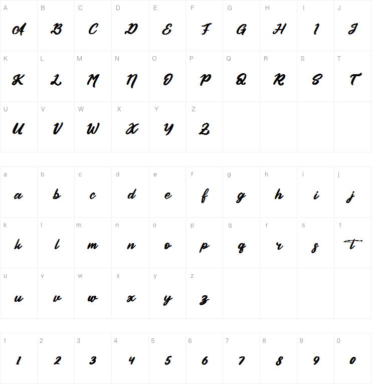 Authentic Calisttera字体