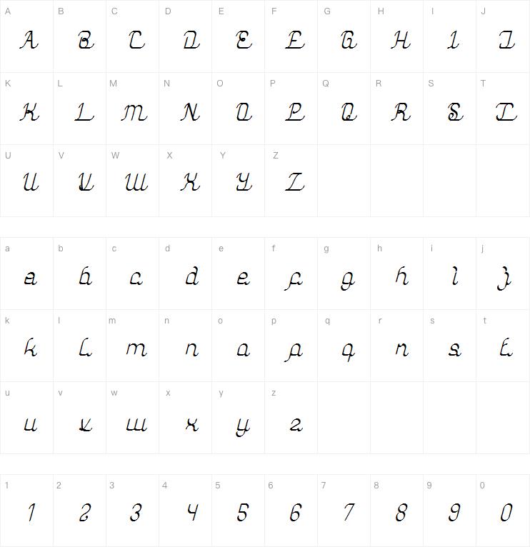 authentic love字体