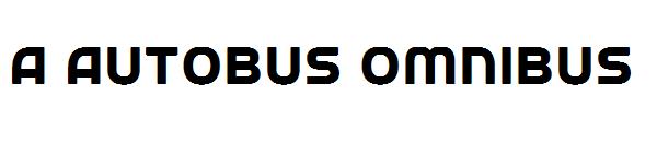 a Autobus Omnibus字体