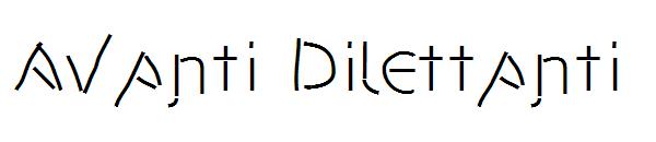 Avanti Dilettanti字体