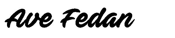 Ave Fedan字体