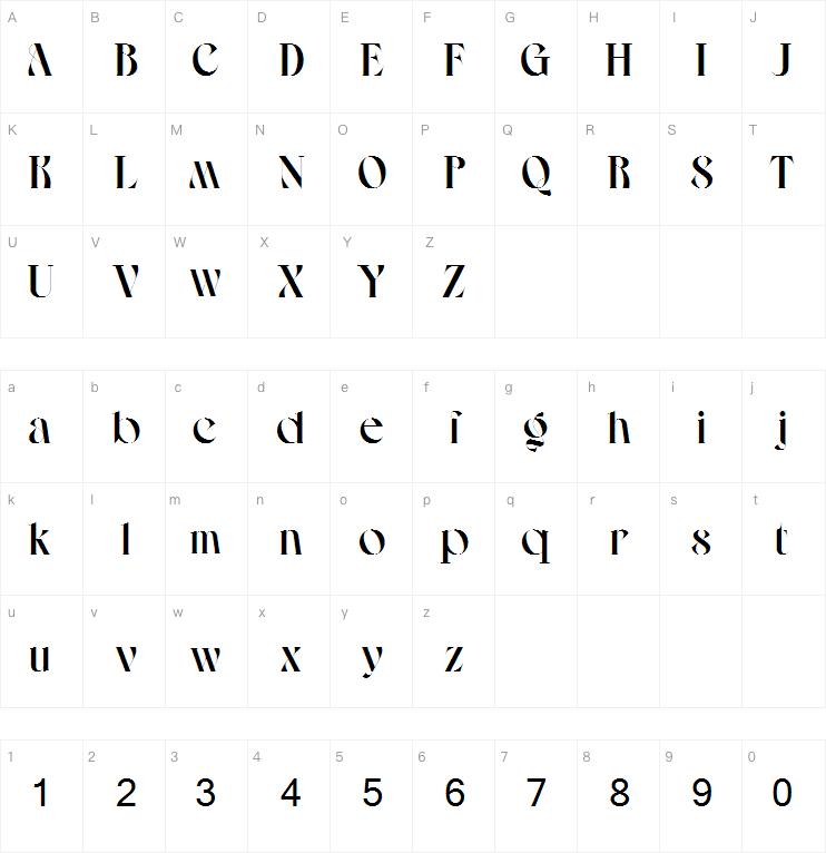 Avegra字体