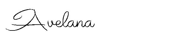 Avelana字体