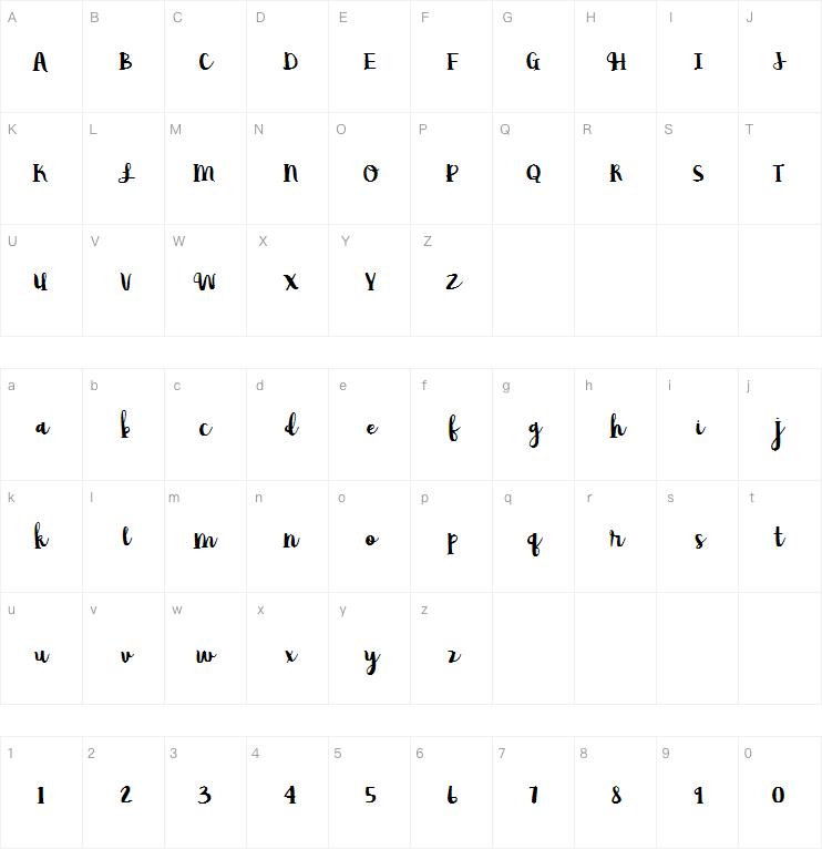 Avocado & Lime字体