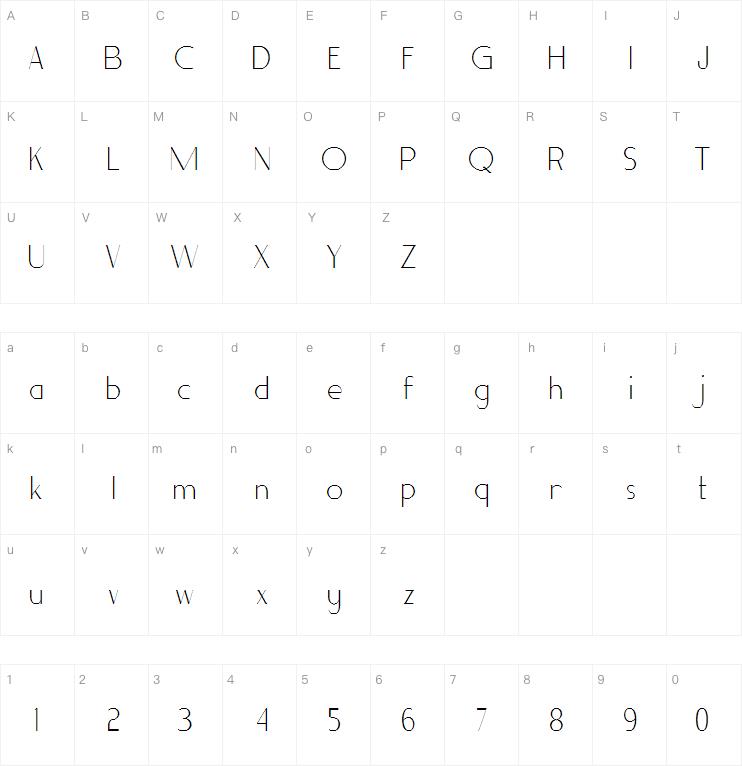 Avoda字体