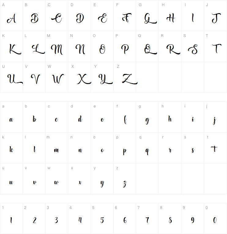 Awake the Beauty字体