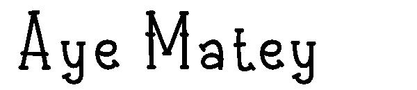Aye Matey