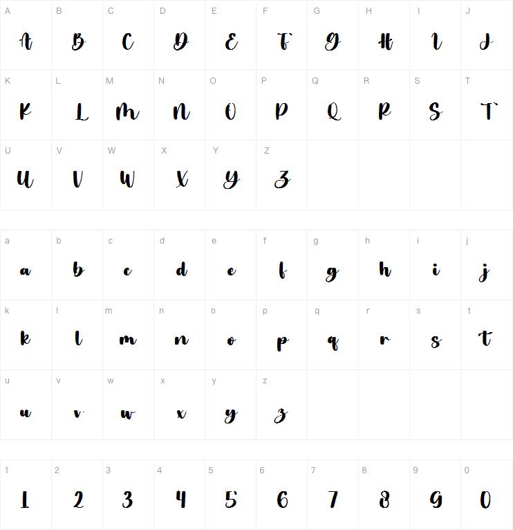Ayuscript字体