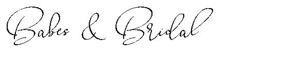 Babes & Bridal字体