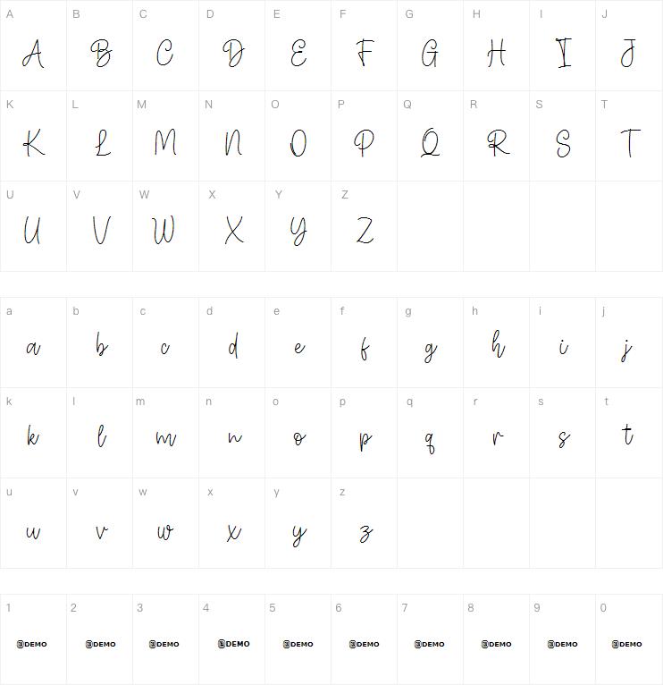 Backstay字体
