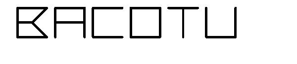 Bacotu字体