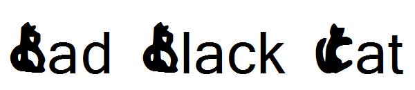 Bad Black Cat字体