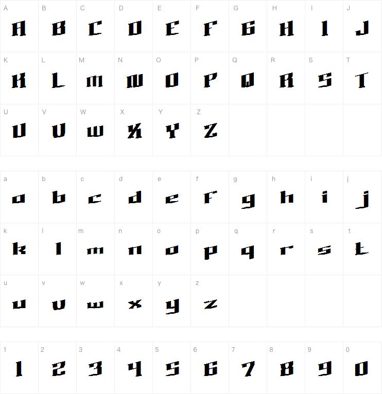 BAD BOY字体
