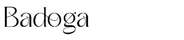 Badoga字体