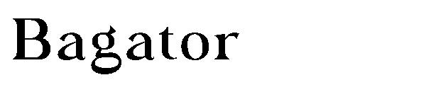 Bagator字体