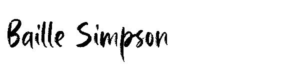 Baille Simpson字体