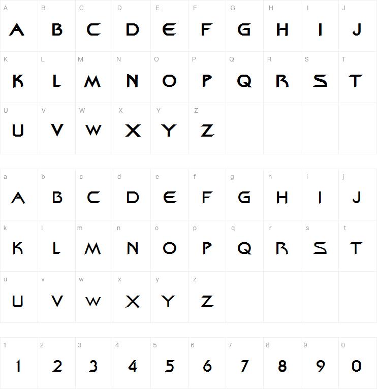 Bajoran字体